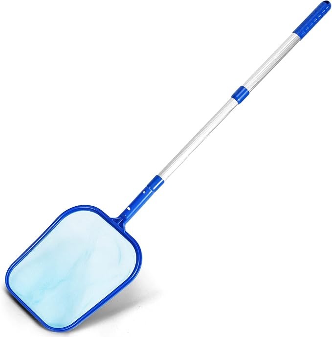 Pool Skimmer Net with Adjustable 17-40" Telescopic Pole