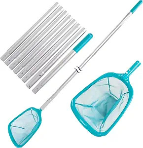 U.S. Pool Supply 11.5-foot Skimmer Net with Pole