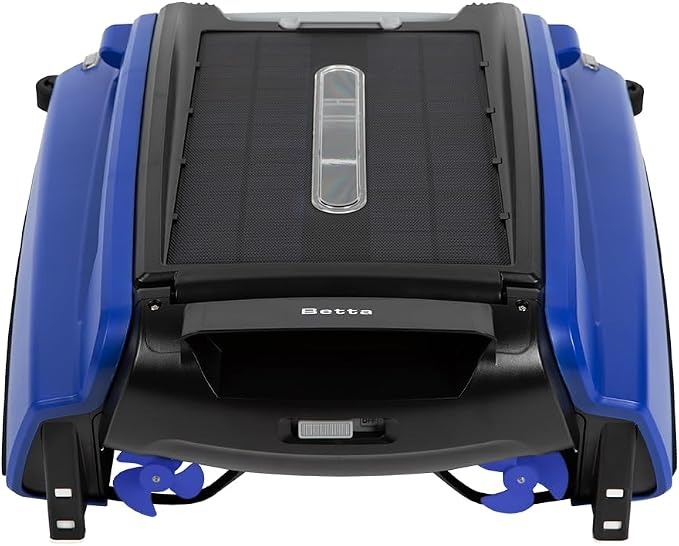 Betta SE Solar-Powered Pool Surface Skimmer — Blue