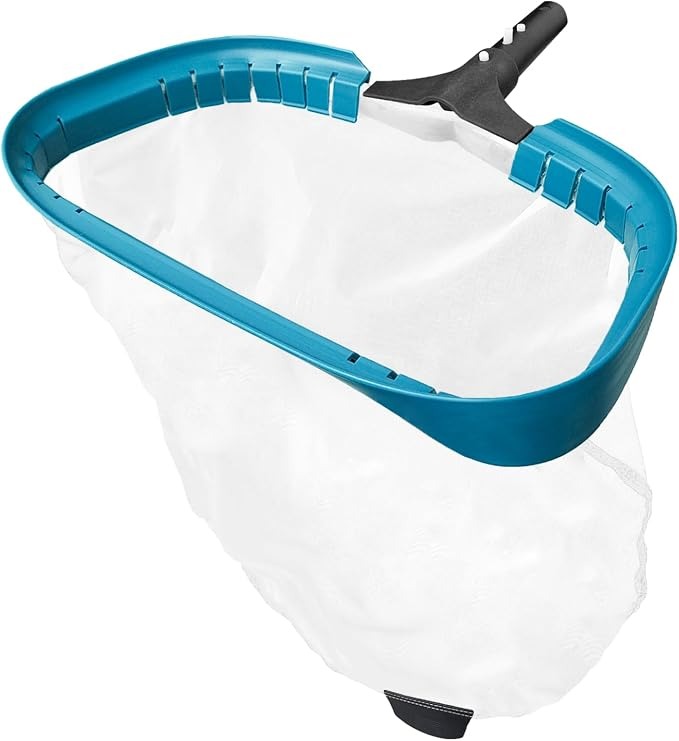 POOLWHALE 20-inch Aluminum-Frame Leaf Rake