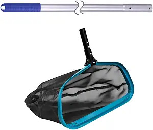 POOLWHALE Pool Skimmer Net with 10ft Pool Pole