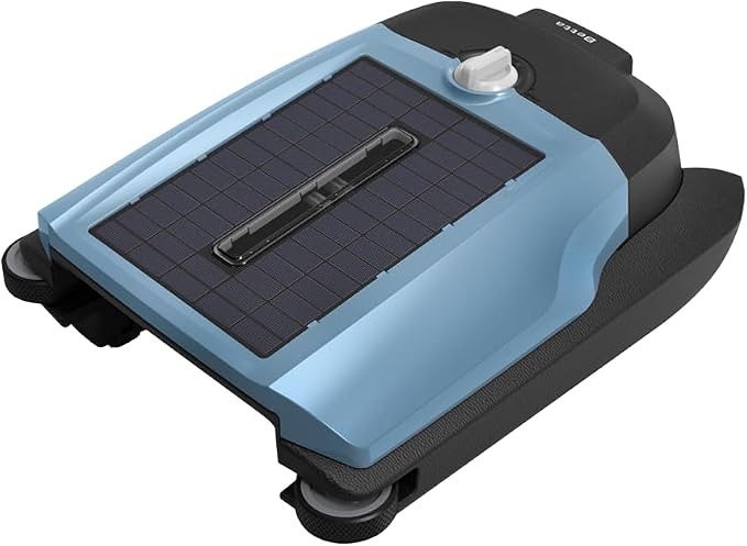 Betta Flex Solar-Powered Robotic Pool Skimmer — Blue