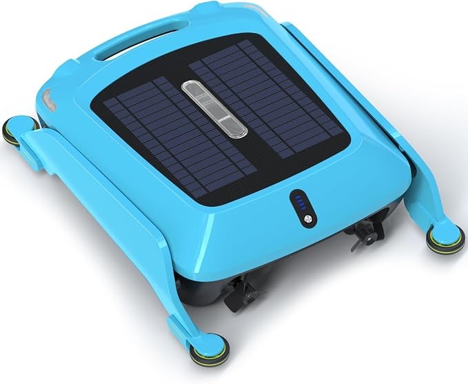Solar-Powered Automatic Pool Surface Skimmer